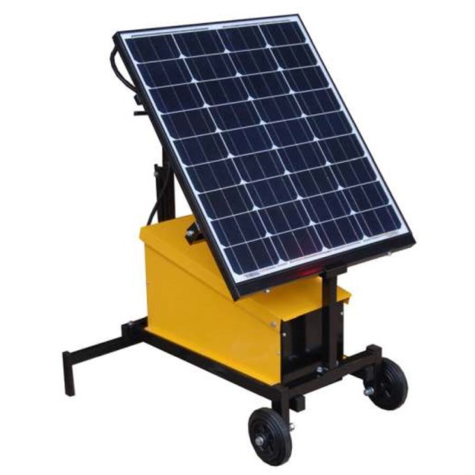 Semafoare lucrari 3 lampi 200mm diametru - alimentare solara 70W